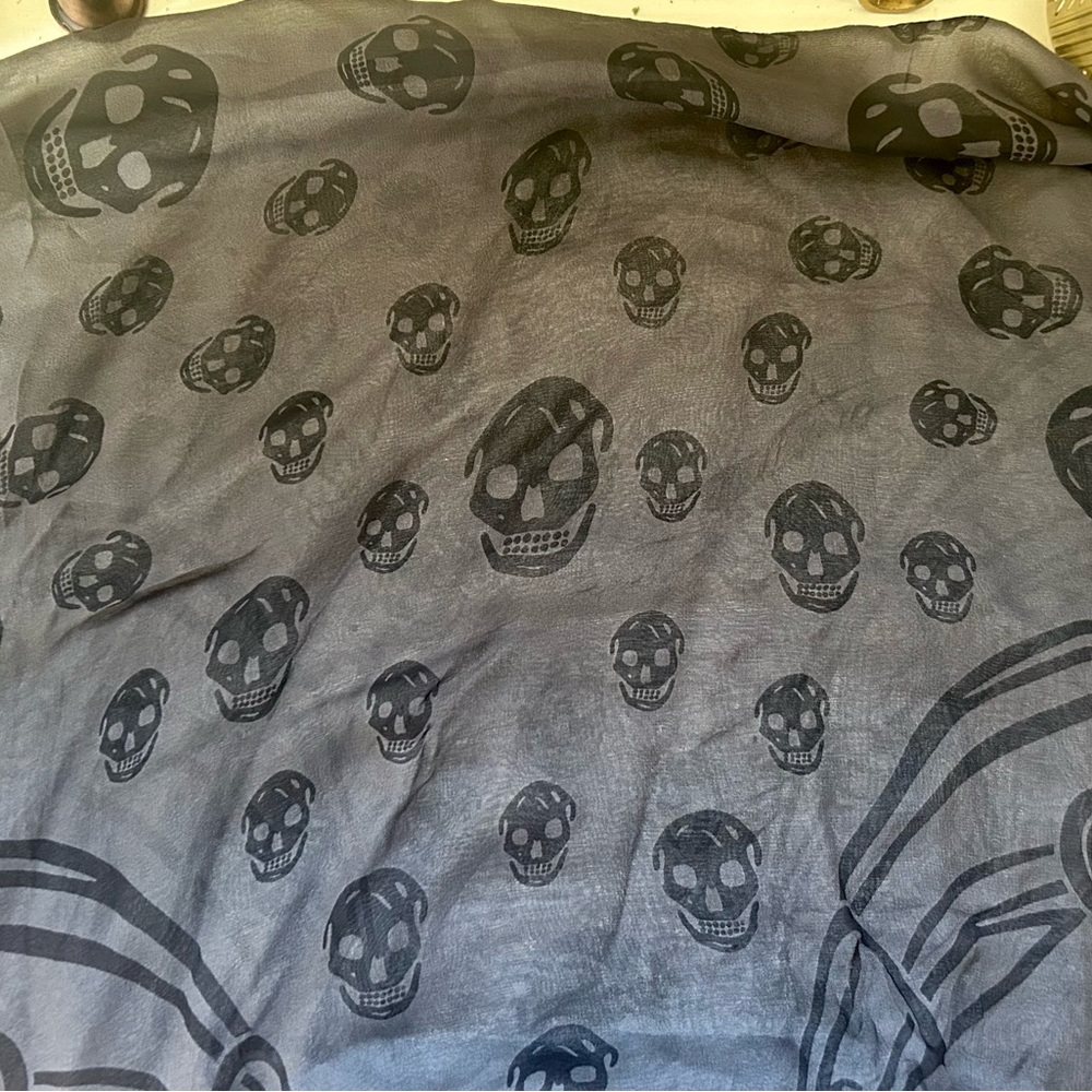 Alexander McQueen Silk Skulls Scarf